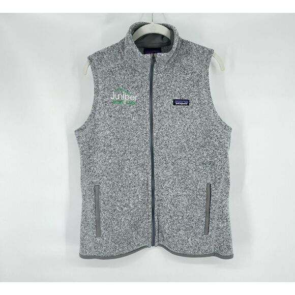 Patagonia Jackets & Blazers - Patagonia Embroidered Better Sweater Fleece Vest Birch White Womens Size Large